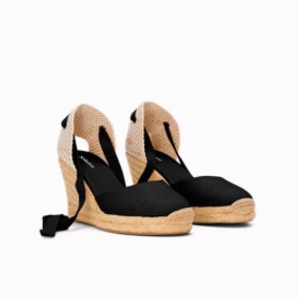 Soludos Black and Cream Espadrilles - Picture 9 of 9